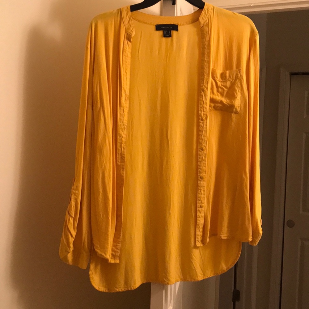 Long-sleeve button down